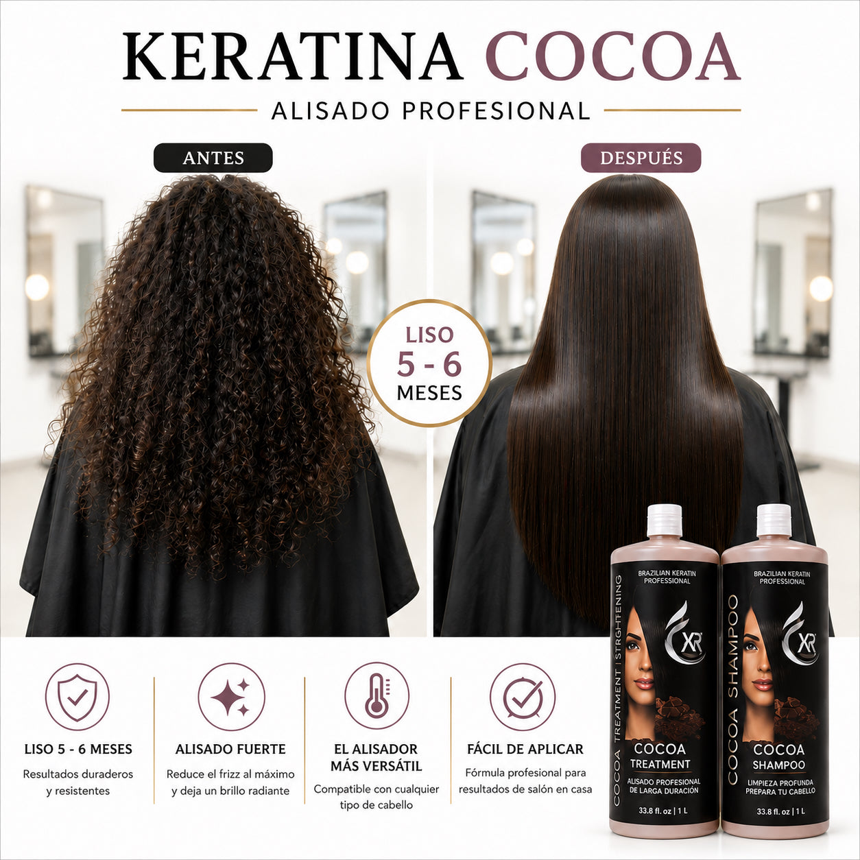 Kit Keratina KeraFruit COCOA (Fuerte)