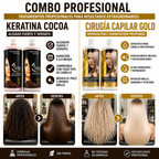 Combo Keratina Cocoa + Cirugía Capilar GOLD