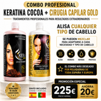 Combo Keratina Cocoa + Cirugía Capilar GOLD