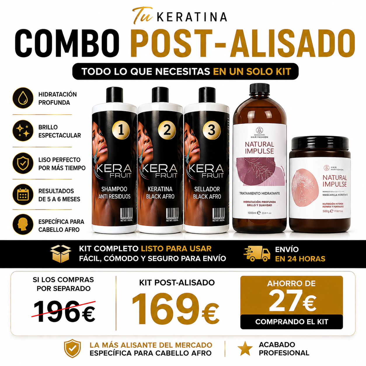 Keratina Black Afro KeraFruit (Ultra Alisante)