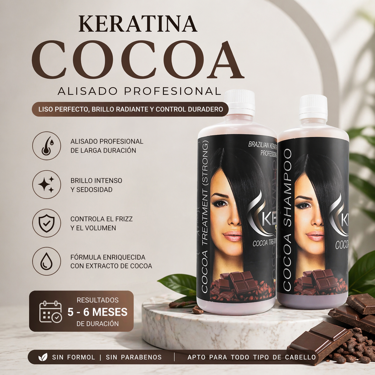 Kit Keratina KeraFruit COCOA (Fuerte)
