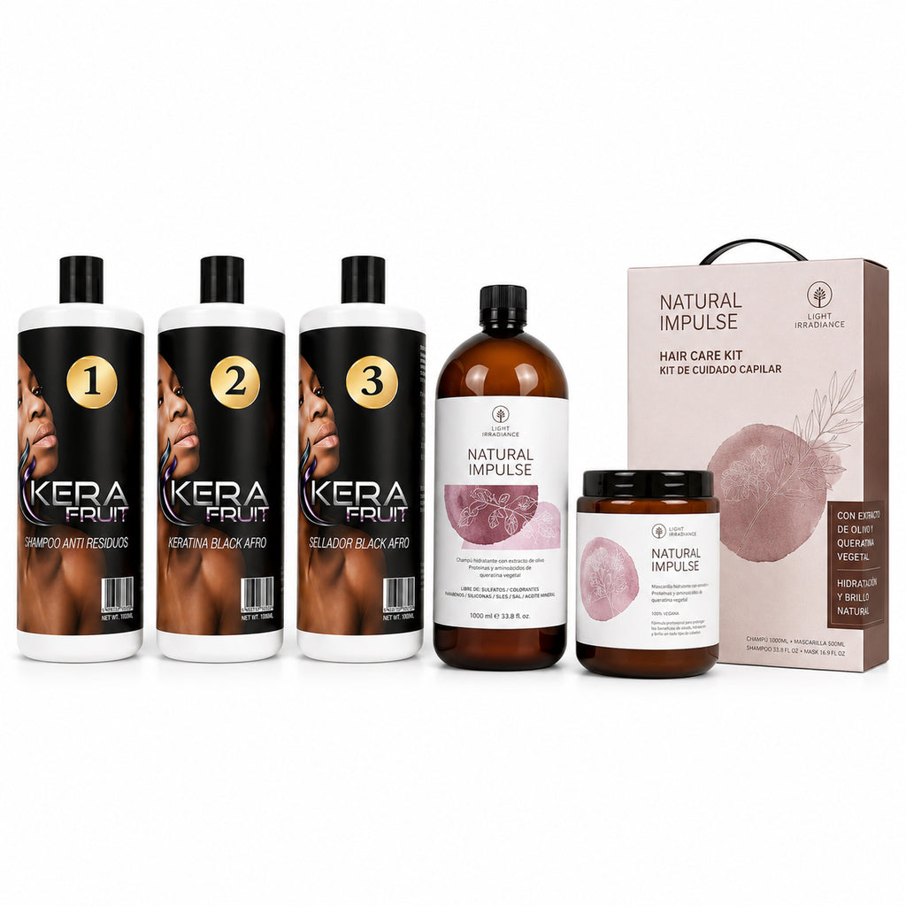 COMBO Keratina Black Afro + KIT Post Alisado