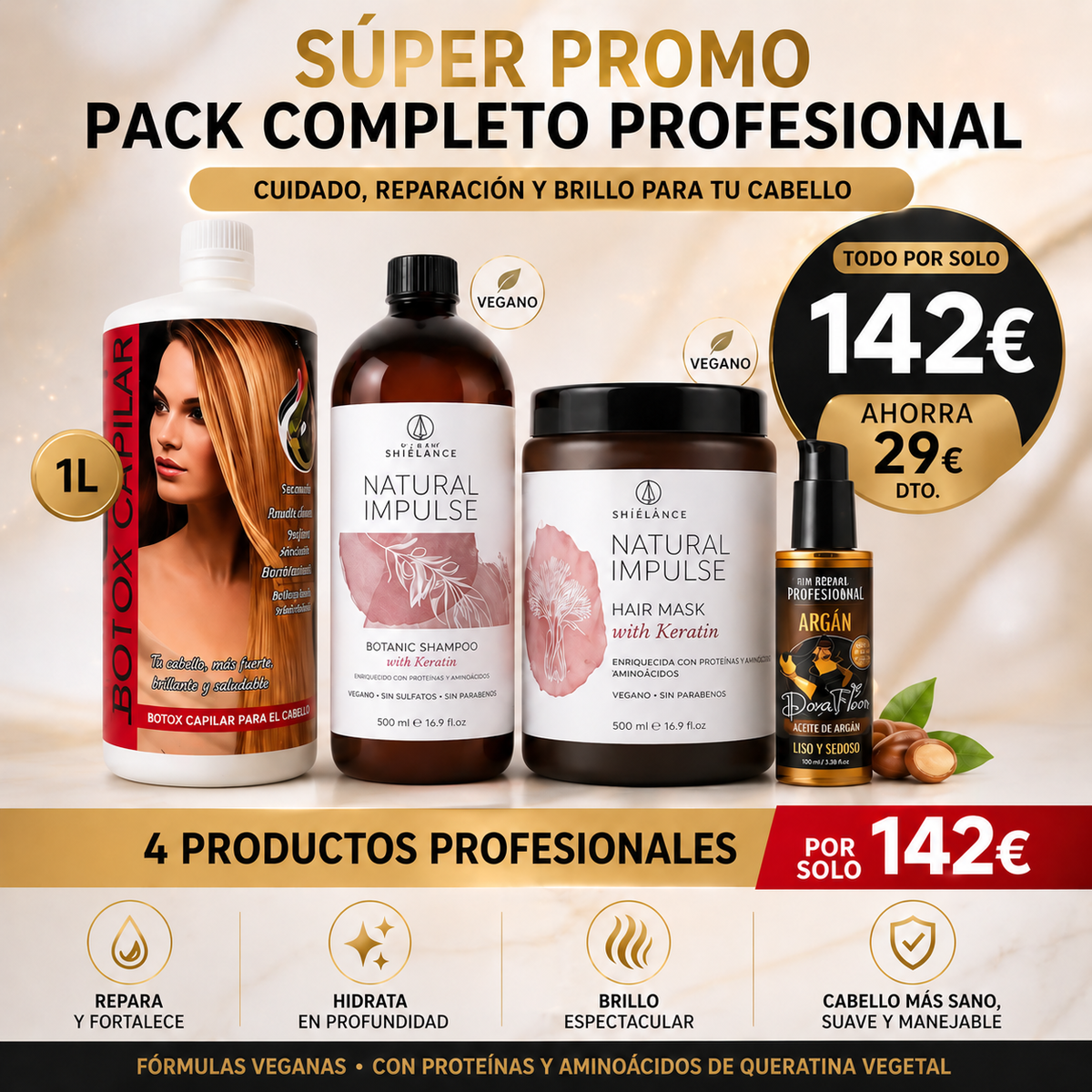 Botox Capilar Ultra Hidratante (REPARADOR)