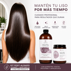 KIT Post Alisado Champú y Mascarilla Natural Impulse 1L (Sin Sulfatos)