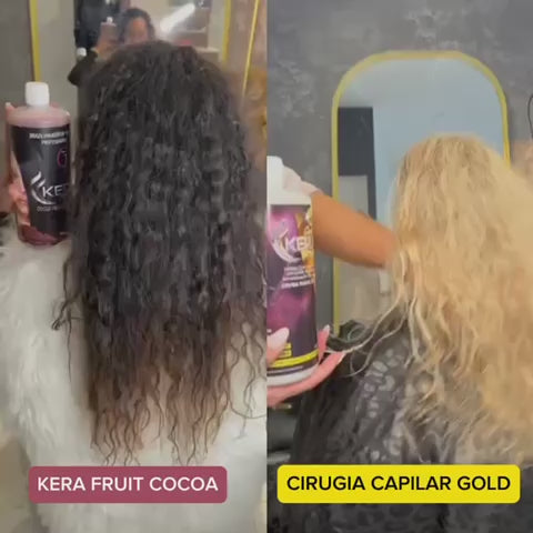 Oferta KIT Keratina Kerafruit COCOA CLASSIC + Plancha de Infrarrojos